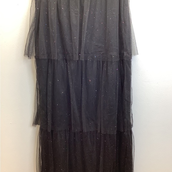 Crystal Doll Size Large Multi Color Shimmer Ruffle & Satin Waist Skirt. New - Picture 3 of 8